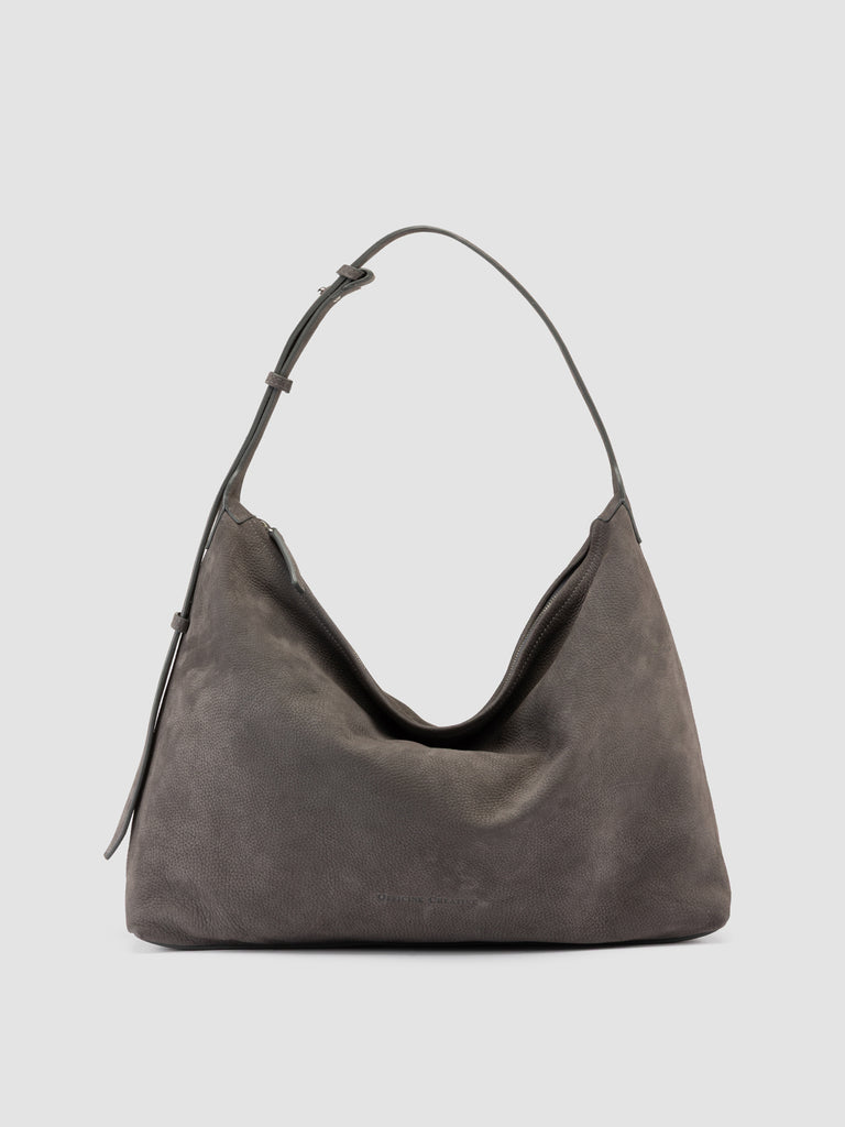MADERNA 002 - Taupe Leather Shoulder Bag