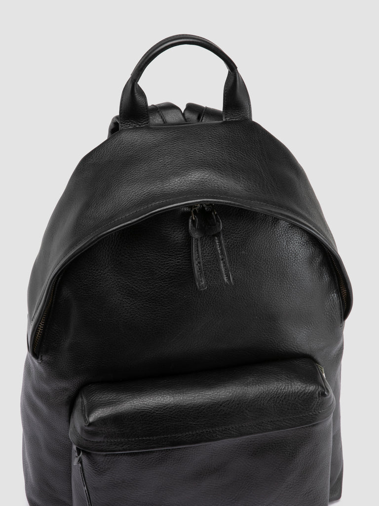 OC PACK 001 - Schwarzer Lederrucksack-hover