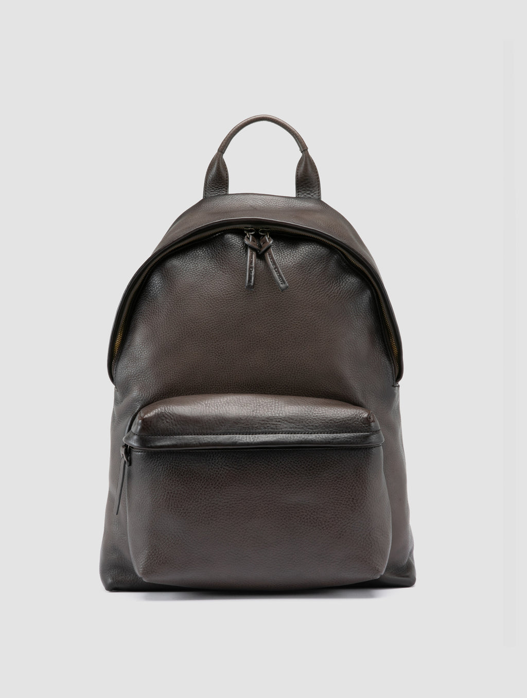 OC PACK 001 - Brown Leather Backpack - image 1,side view