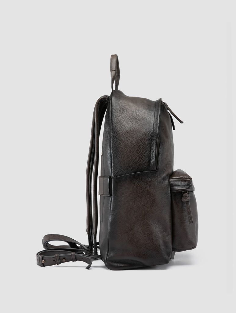 OC PACK 001 - Brown Leather Backpack