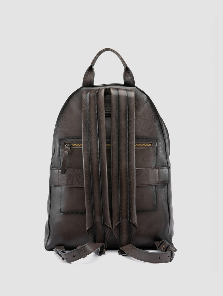 OC PACK 001 - Brown Leather Backpack