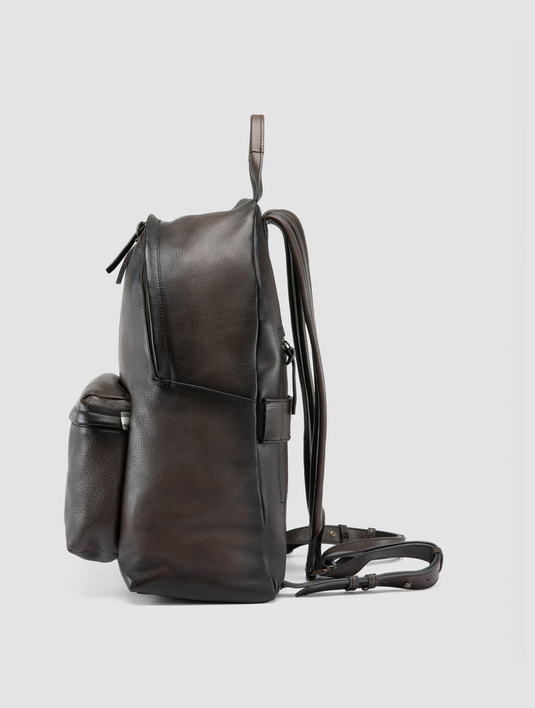 OC PACK 001 - Brown Leather Backpack