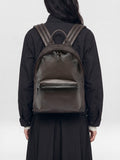 OC PACK 001 - Brown Leather Backpack - thumb image 2,side view
