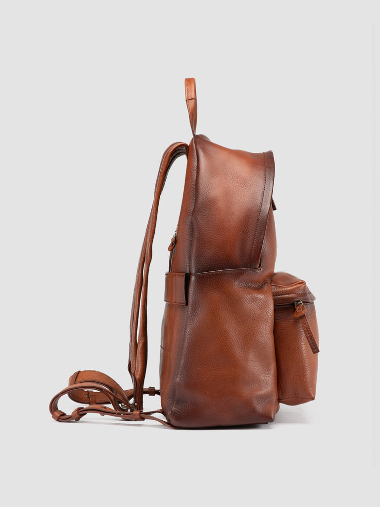 OC PACK 001 - Brown Leather Backpack