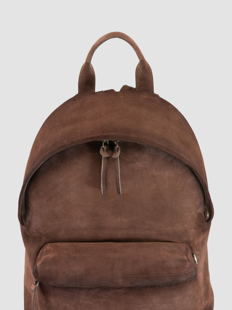 OC PACK 001 - Brown Suede Backpack