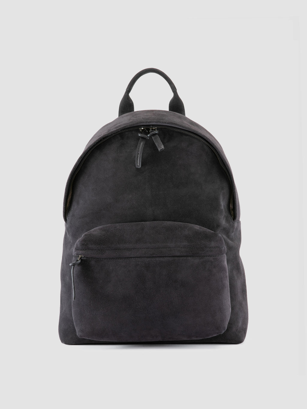 OC PACK 001 - Black Suede Backpack - image 1,side view
