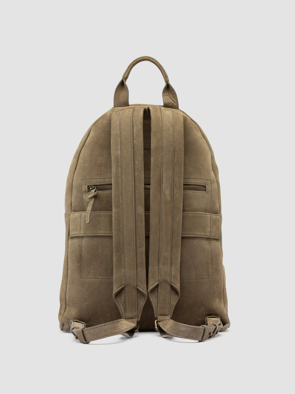 OC PACK 001 - Taupe Leather Backpack