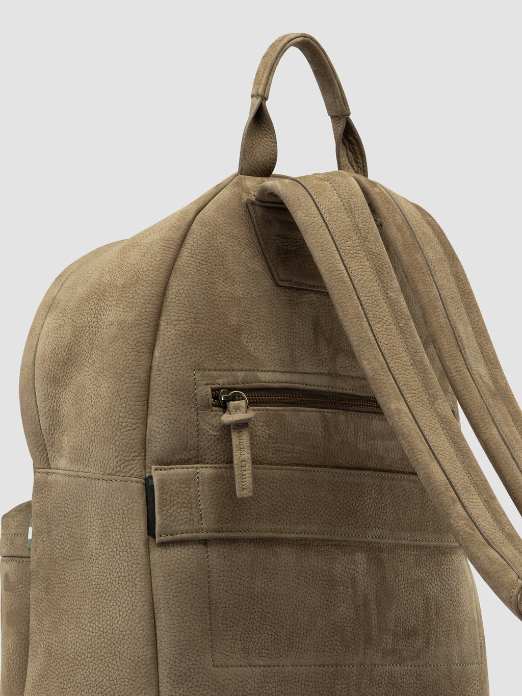 OC PACK 001 - Taupe Leather Backpack