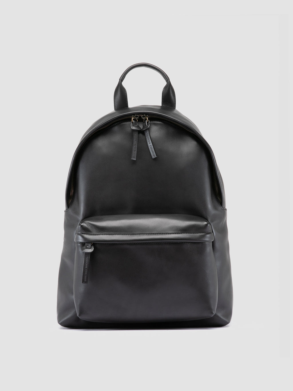 OC PACK 001 - Zaino in Pelle Nera - image 1,side view
