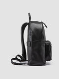 OC PACK 001 - Zaino in Pelle Nera - thumb image 3,side view