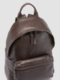 OC PACK 001 - Brown Leather Backpack - thumb image 2,side view