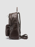 OC PACK 001 - Brown Leather Backpack - thumb image 5,side view
