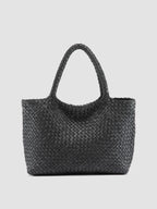 RAQUEL 001 - Black Leather Shoulder Bag