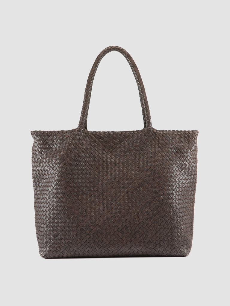 RAQUEL 002 - Brown Leather Shoulder Bag