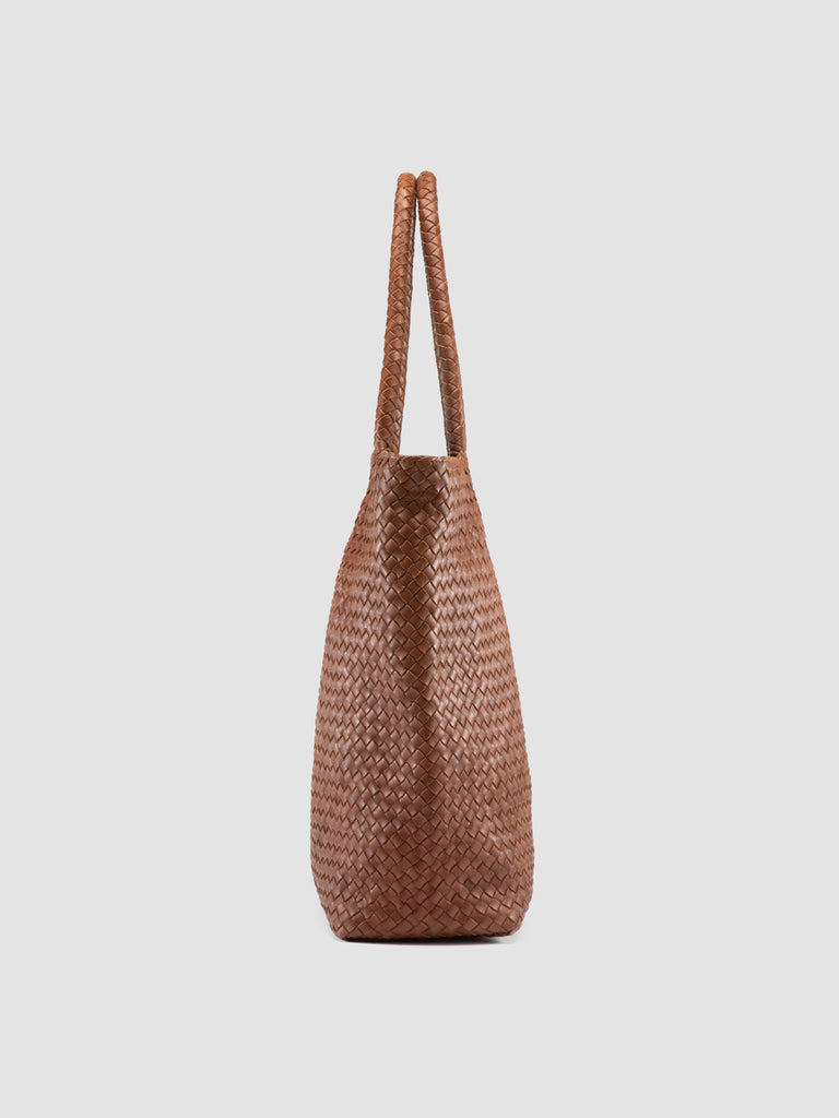 RAQUEL 002 - Brown Leather Shoulder Bag