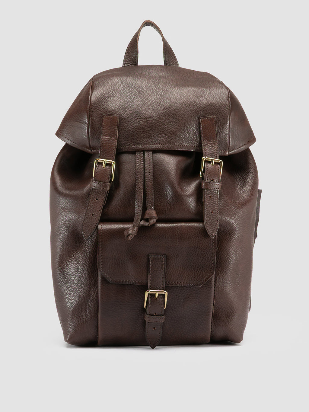 RARE 047 - Brauner Lederrucksack - image 1,side view