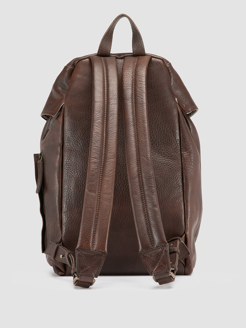 RARE 047 - Brauner Lederrucksack - image 4,side view