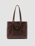 RARE 050 - Brown Leather Briefcase - thumb image 4,side view