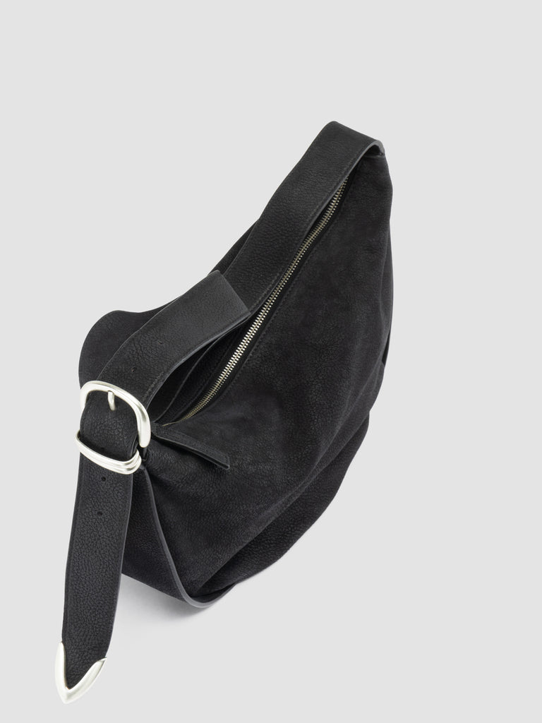 TOOLS 003 - Black Leather Shoulder Bag-hover