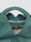 OC CLASS 056 Woven - Green Leather Handle Bag