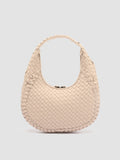 OC CLASS 057 Mignon - Taupe Leather Hobo Bag