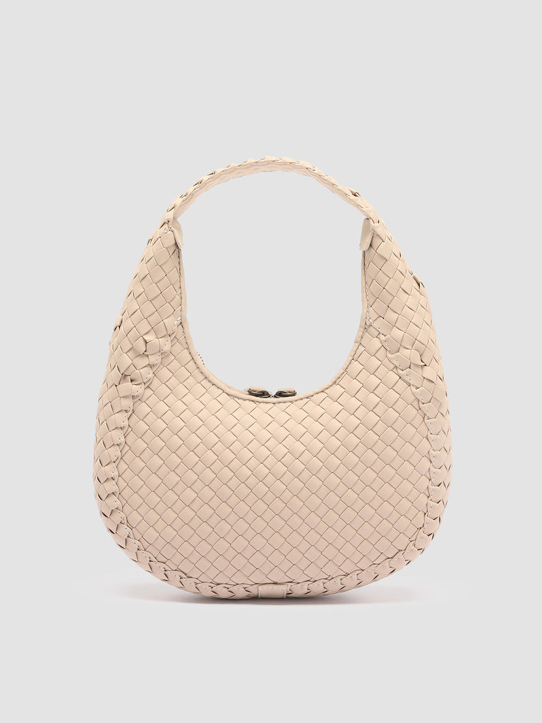 OC CLASS 057 Mignon - Taupe Leather Hobo Bag