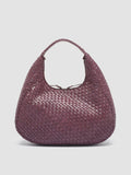 OC CLASS 58 - Burgundy Leather Hobo Bag