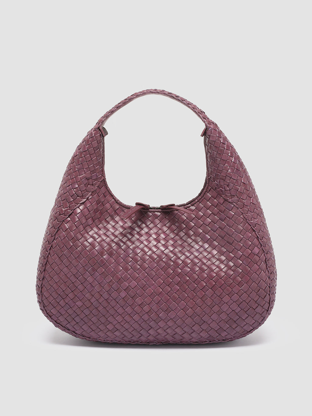 OC CLASS 58 - Burgundy Leather Hobo Bag