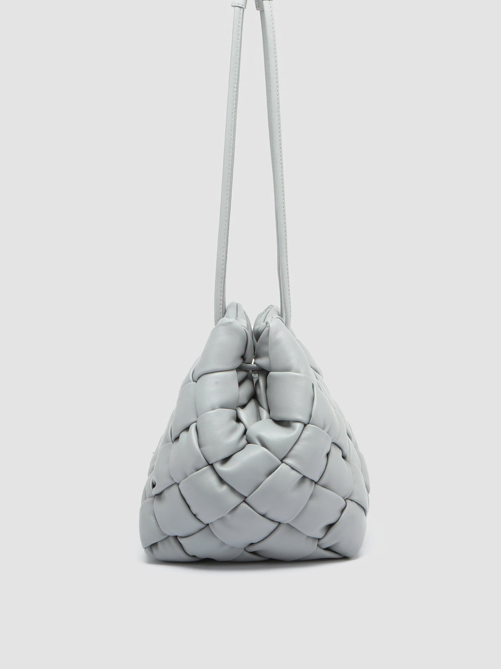 OC CLASS 059 Massive - Grey Leather Shoulder Bag