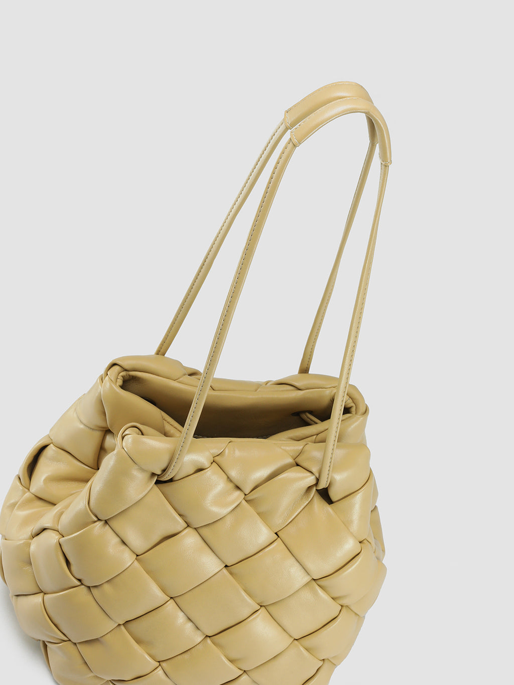 OC CLASS 059 Massive - Yellow Leather Shoulder Bag