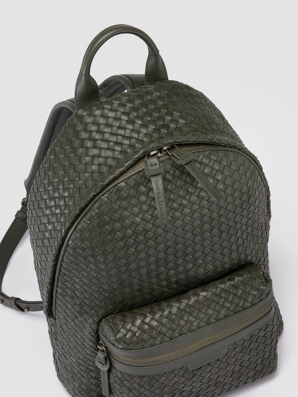 OC CLASS 069 - Green Leather Backpack Officine Creative - 2