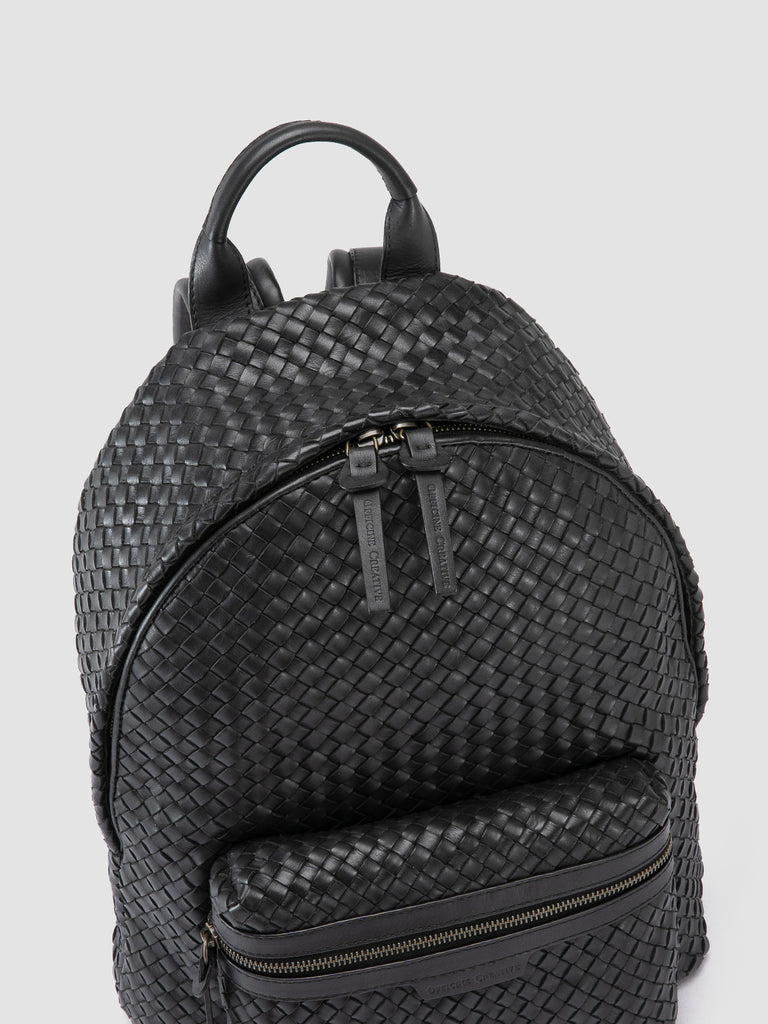 OC CLASS 069 - Black Leather Backpack