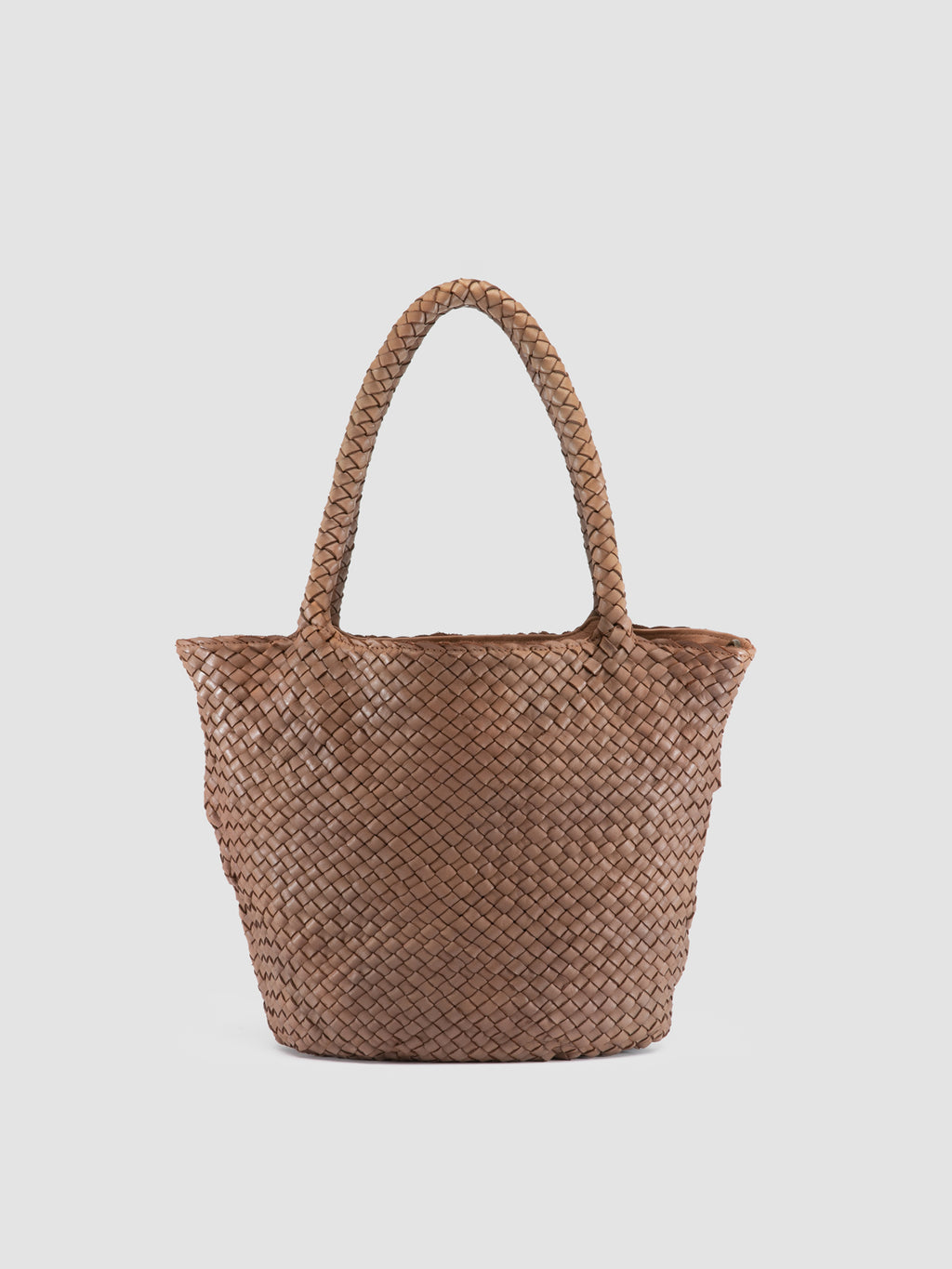 OC CLASS 072 - Brown Leather Shoulder Bag