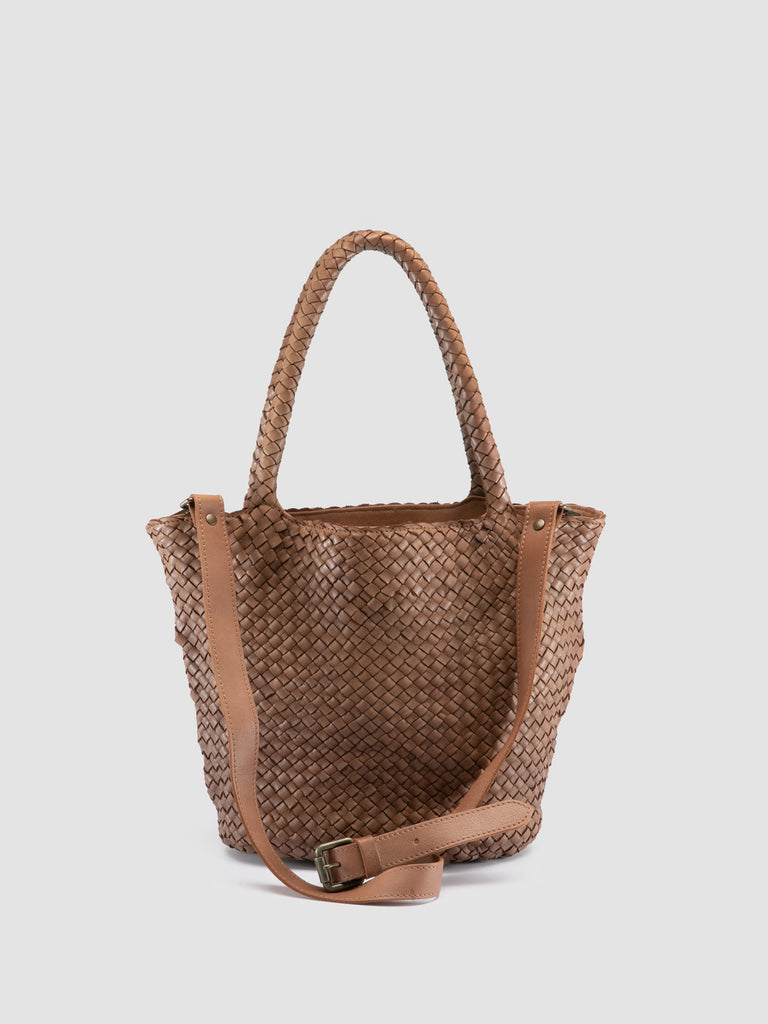 OC CLASS 072 - Brown Leather Shoulder Bag