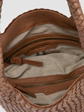 OC CLASS 072 - Brown Leather Shoulder Bag