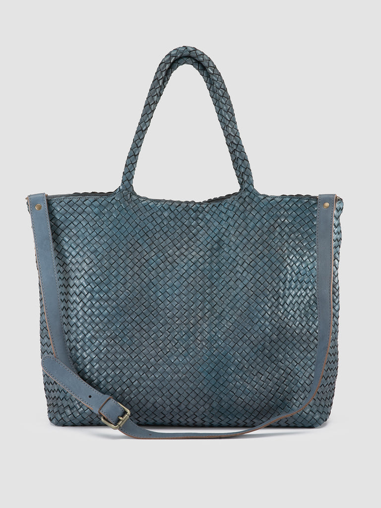 OC CLASS 35 - Blue Leather Shoulder Bag