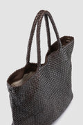 OC CLASS 35 Woven - Brown Leather Tote Bag Officine Creative - 2
