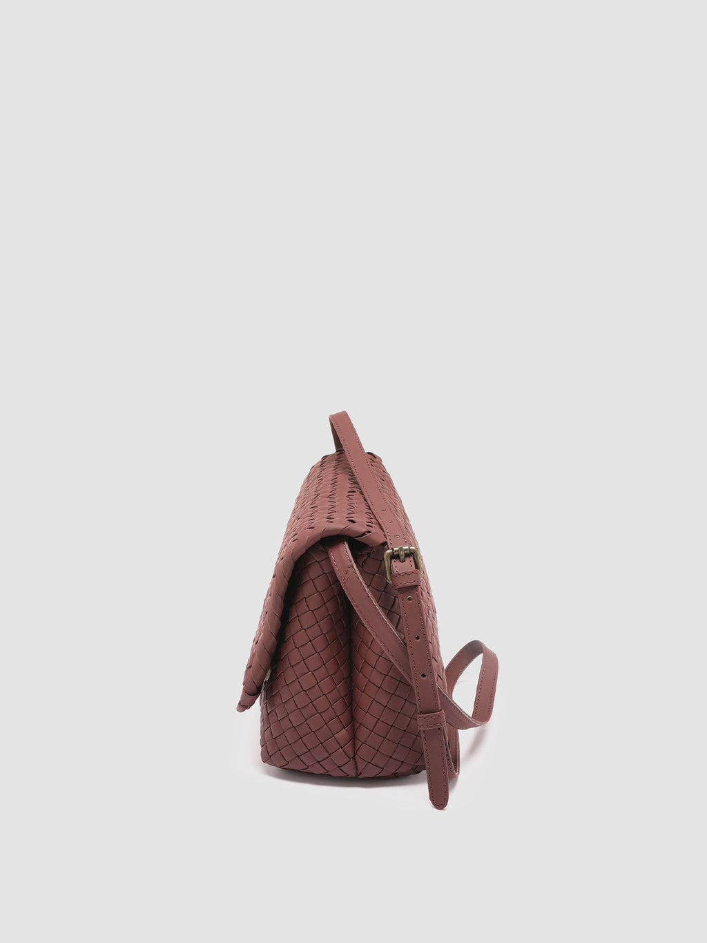 OC CLASS 46 - Burgundy Leather Crossbody bag