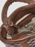 OC CLASS 48 Massive - Brown Leather Handbag