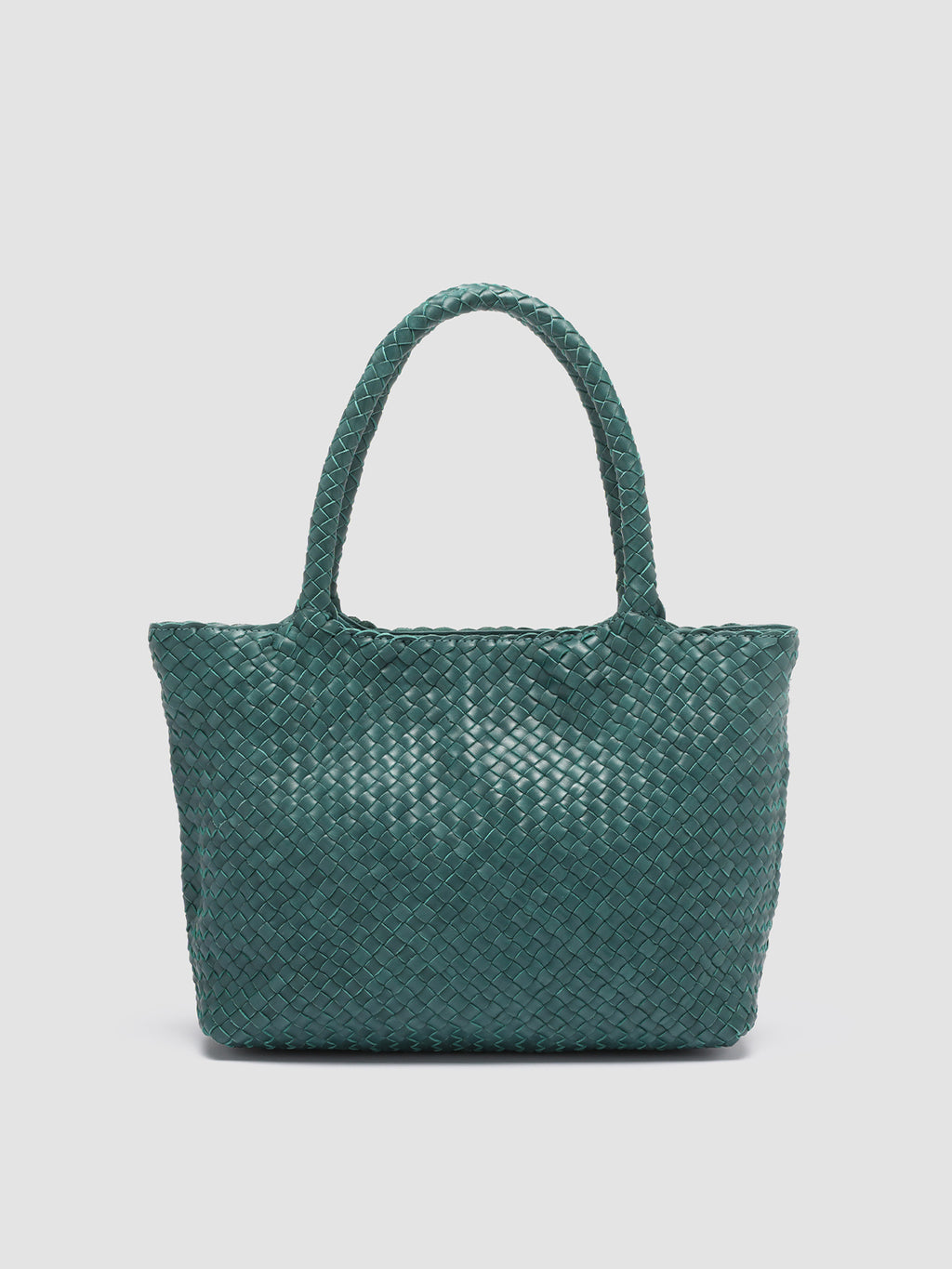 OC CLASS 48 - Green Leather tote bag