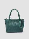 OC CLASS 48 - Green Leather tote bag