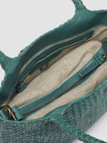 OC CLASS 48 - Green Leather tote bag