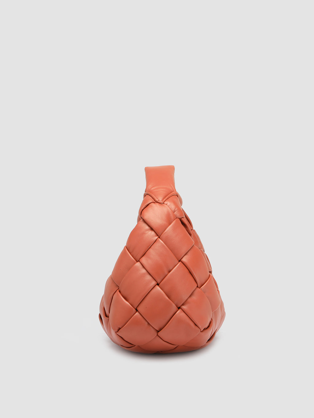 OC CLASS 49 Massive - Orange Leather Hobo Bag