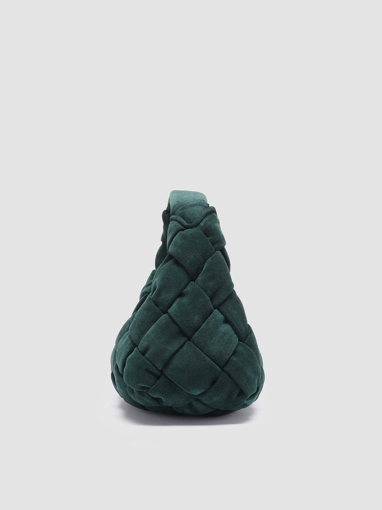 OC CLASS 49 Massive - Green Leather Hobo Bag