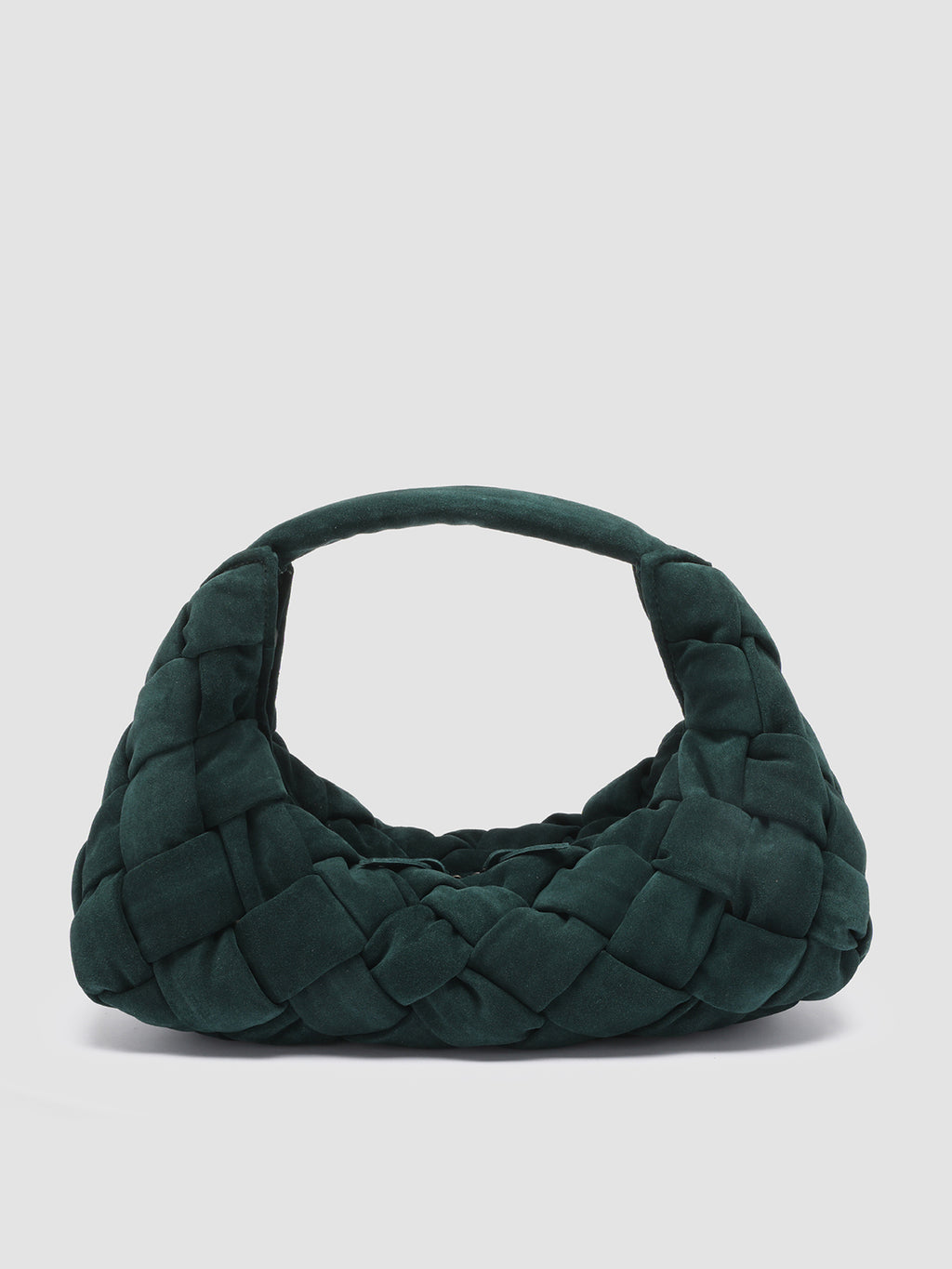 OC CLASS 49 Massive - Green Leather Hobo Bag