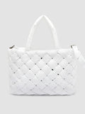 OC CLASS 511 Massive - White Leather Handle Bag