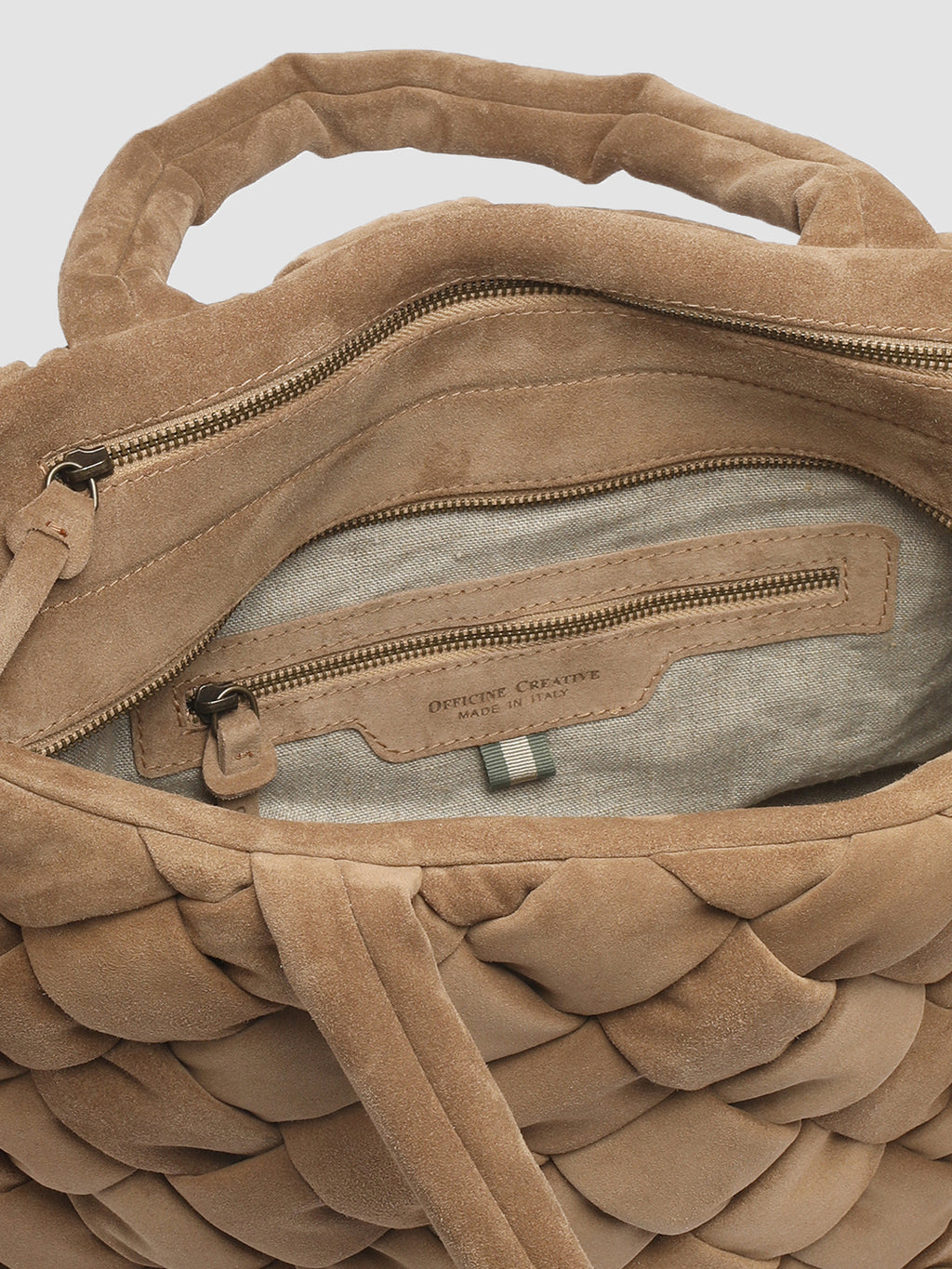 OC CLASS 511 Massive - Beige Suede Handle Bag