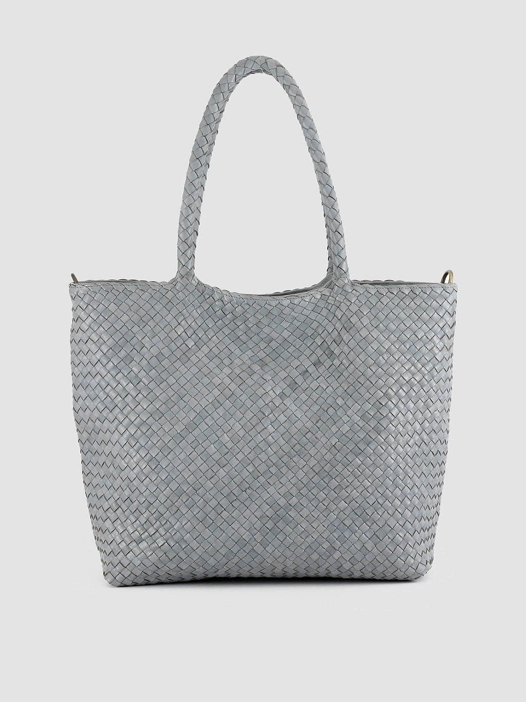 OC CLASS 511 Woven - Blue Leather Handle Bag