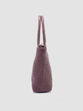 OC CLASS 511 Woven - Burgundy Leather Handle Bag