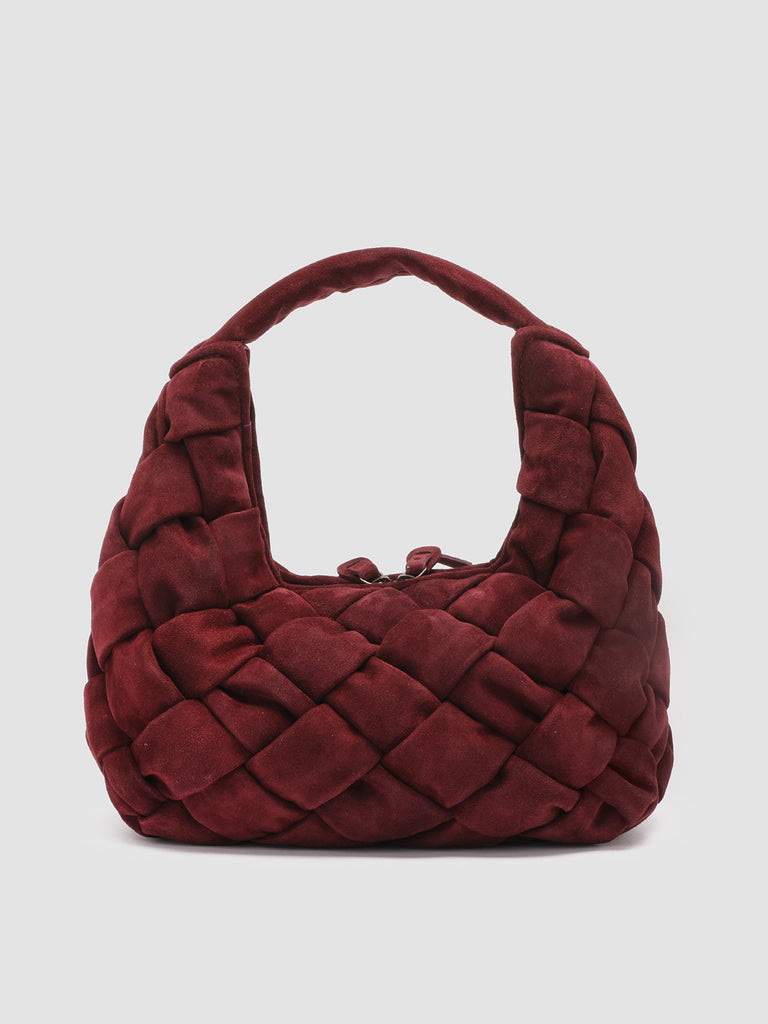 OC CLASS 52 Massive - Burgundy Suede Hanlde Bag